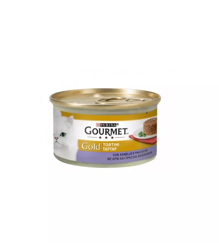 GOURMET GOLD TORTINI CON AGNELLO E FAGIOLINI IN GELEE - 85 GR